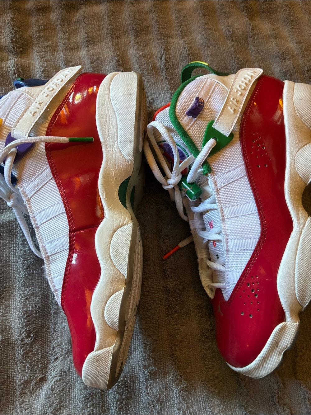 Air Jordan Kids Multi Color 6 Ring 7Y - Picture 4 of 7